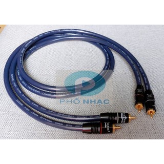 Cặp dây 2 đầu av hoa sen chống nhiễu dài 0,5m/1m/1,5m/2m - rắc av gold snake và dây liton- dây 4 đầu av