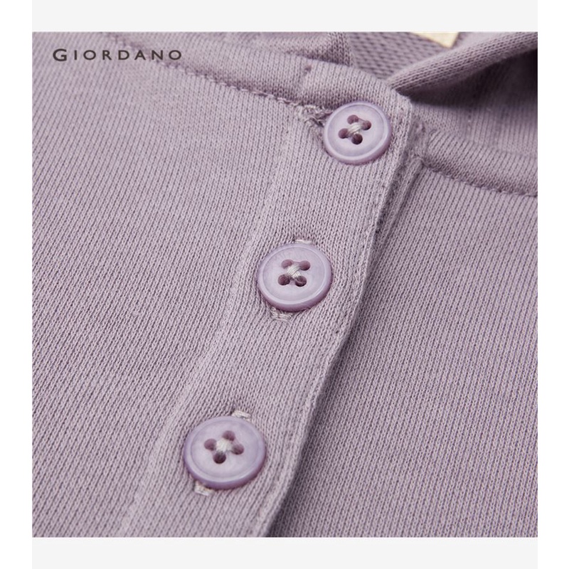 GIORDANO WOMEN Half-button hooded dress 05463854