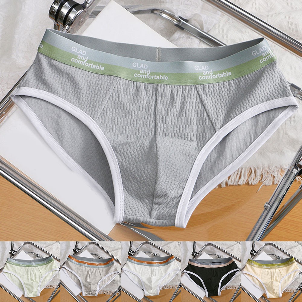 Quần Lót cotton Lưng Thấp Thoáng Khí Cho Nam