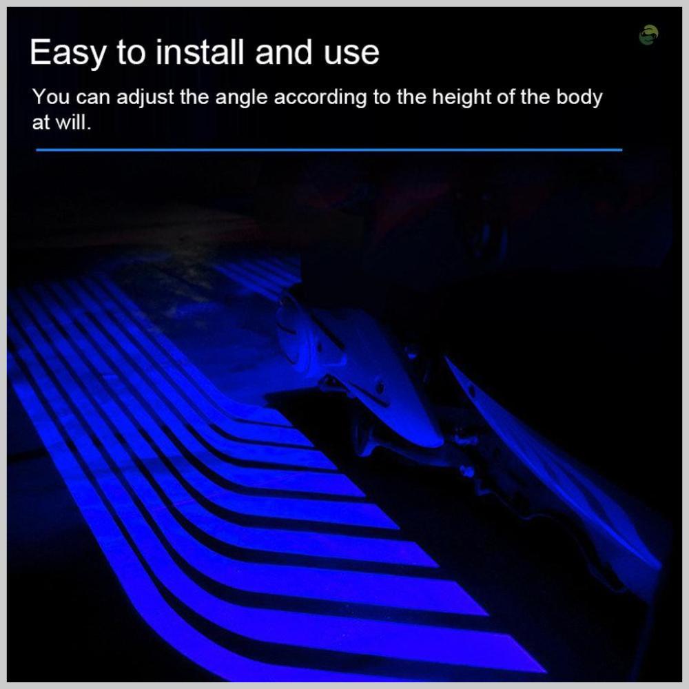 Motorcycle Auxiliary Lamp - LED Lights Angel Wings Projection Kit for Night Riding Safety and Style