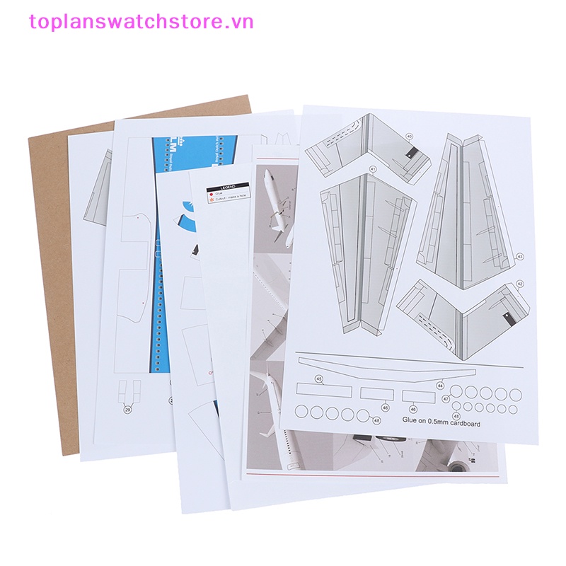 Toplanswatchstore Mô Hình Máy Bay Chiến Đấu 737 3d Bằng Giấy Tỉ Lệ 1: 100 vn