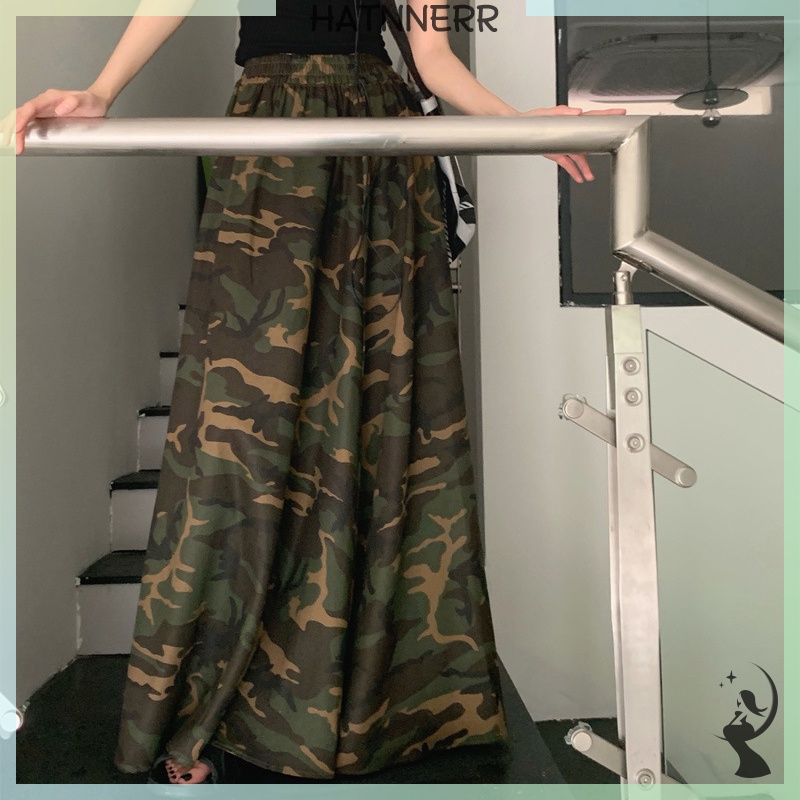 Chân Váy Lưng Cao Dáng Rộng Họa Tiết Rằn Ri Thời Trang Cho Nữ fhs