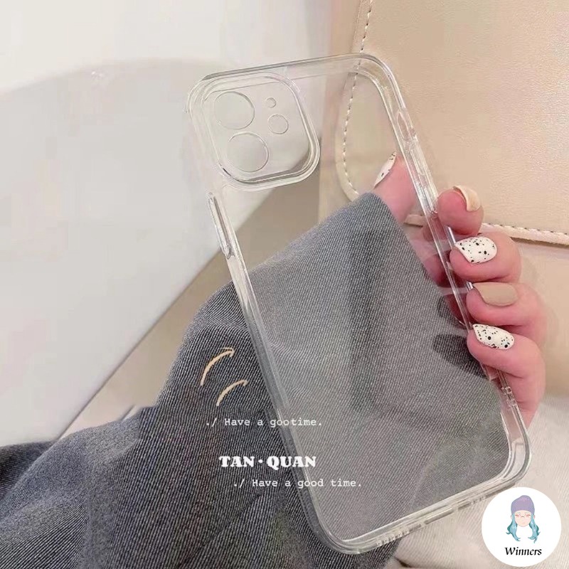 Ốp Điện Thoại tpu Mềm Siêu Mỏng Trong Suốt Chống Sốc / Bụi Bẩn Cho iphone 15 14 13 12 11 pro max x xs max xr 8 7 plus