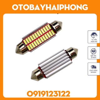 Bóng đèn led trần xe hơi 4014 nhiều kích thước 31mm, 36mm, 39mm, 41mm trắng 12v - 𝗢𝘁𝗼𝗯𝗮𝘆𝗵𝗮𝗶𝗽𝗵𝗼𝗻𝗴