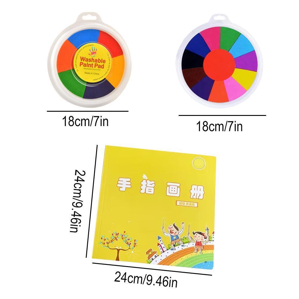 Màu Sắc Bộ Mực In Dấu Vân Tay diy Cho Bé y5s3