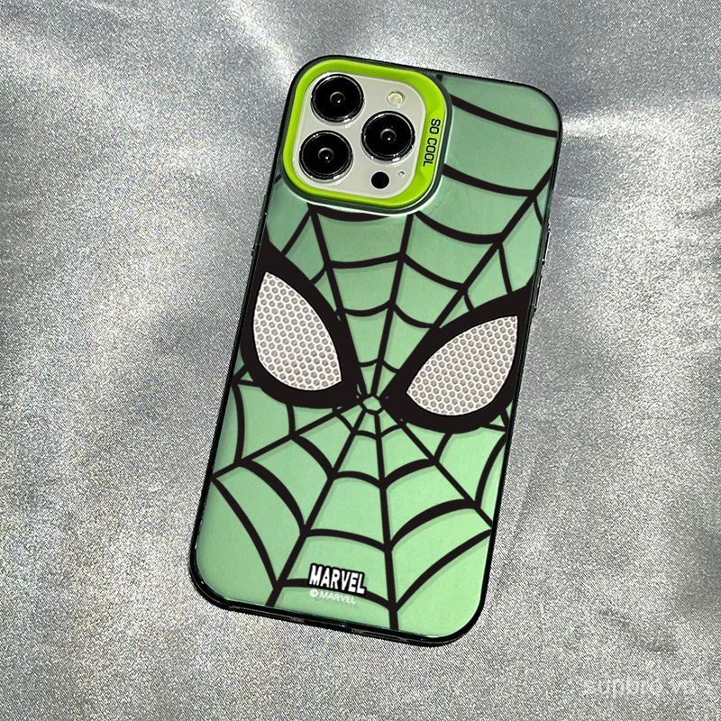 Ôp Điện Thoại Hình spiderman Cho iphone 15promax 14promax 15pro 14pro 15 14 13 12 11Promax 13promax xr xs max 7plus 8plus 12pro 15plus Ốp