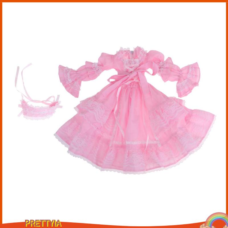 Đầm Công Chúa Kèm Băng Đô Xinh Xắn Cho Búp Bê 1 / 3