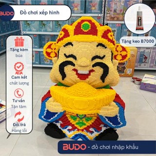 [ CHÍNH HÃNG VN ] Siêu to 91cm Mô hình lắp ghép ông Thần Tài Cười 1m cỡ lớn lắp ráp, xếp hình, bearbrick
