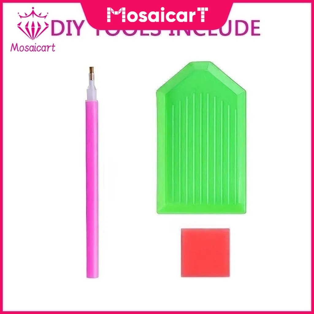 Ma Bộ Tranh Đính Đá 5d Họa Tiết Thủy Thủ Mặt Trăng Độc Đáo Kích Thước 30X40Cm / 40x50cm / 50x60cm