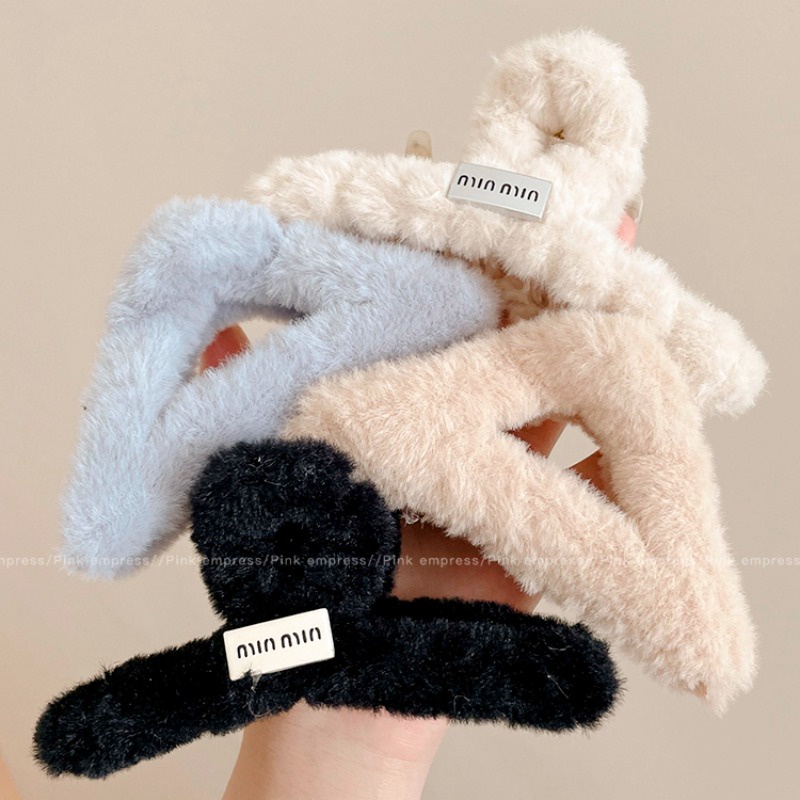 Kẹp Tóc Hình Cá Mập Nhồi Bông Thời Trang Thu Đông Hàn Quốc