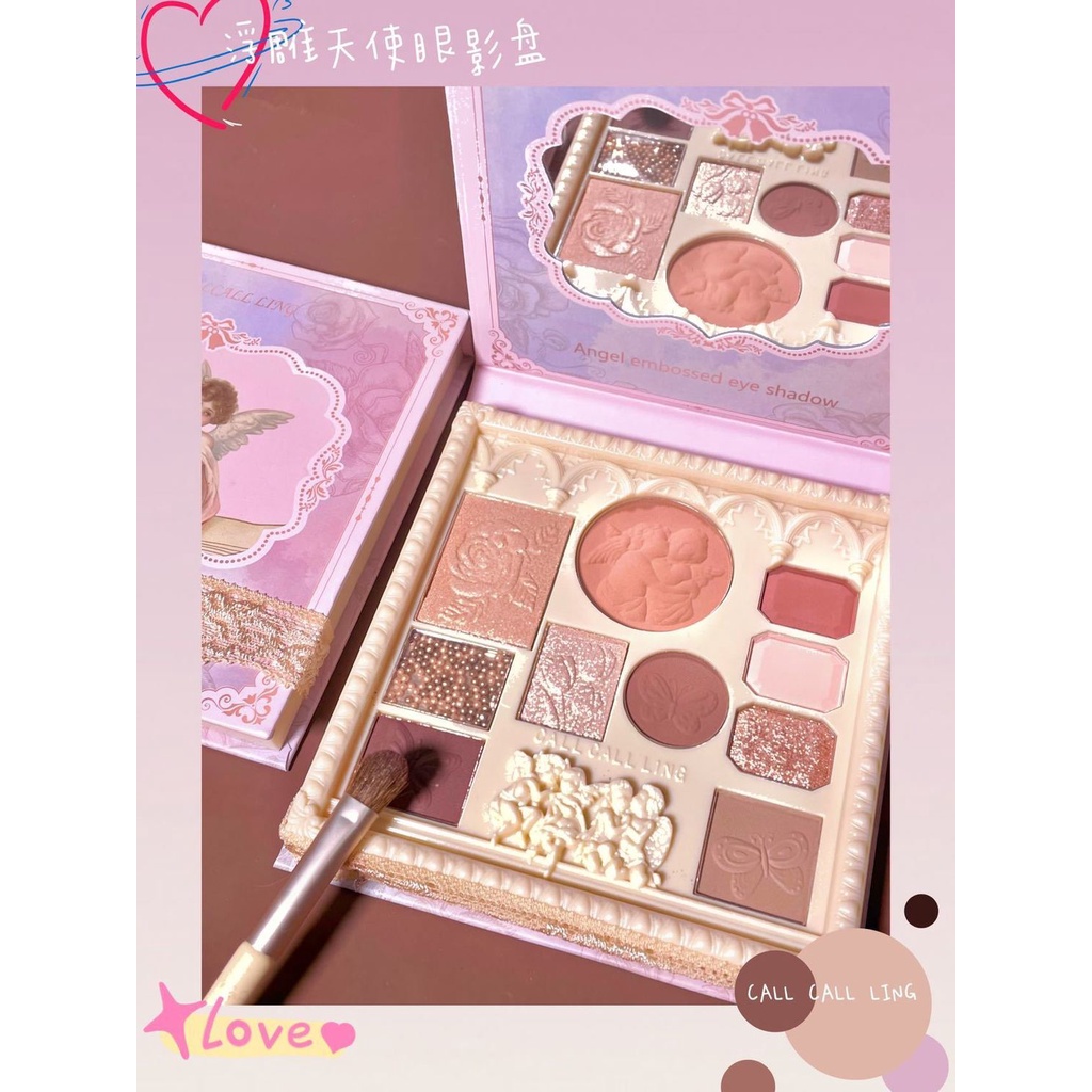 Bảng Phấn Mắt Kiêm Phấn Má Hồng / Bắt Sáng Toàn Diện Phong Cách Mới