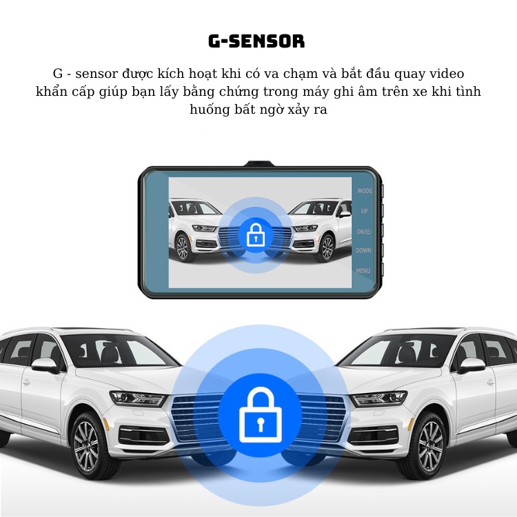 Camera hành trình ô tô X4 XETABON Full HD kèm thẻ nhớ 32GB, màn hình cảm ứng, quay đêm rõ nét, Bảo Hành 12 Tháng 1 đổi 1