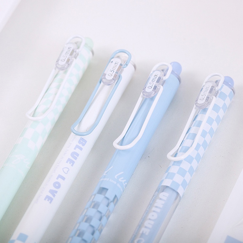 1 bút gel white blue Eternity love mực đen chính hãng- ngòi 0.5mm YK
