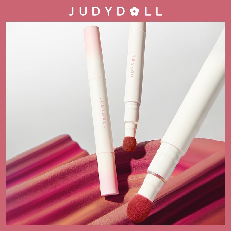 Judydoll Môi phấn đệm khí môi kem nhỏ bóng mờ môi men miệng đỏ môi bùn trắng gạch đỏ môi kem