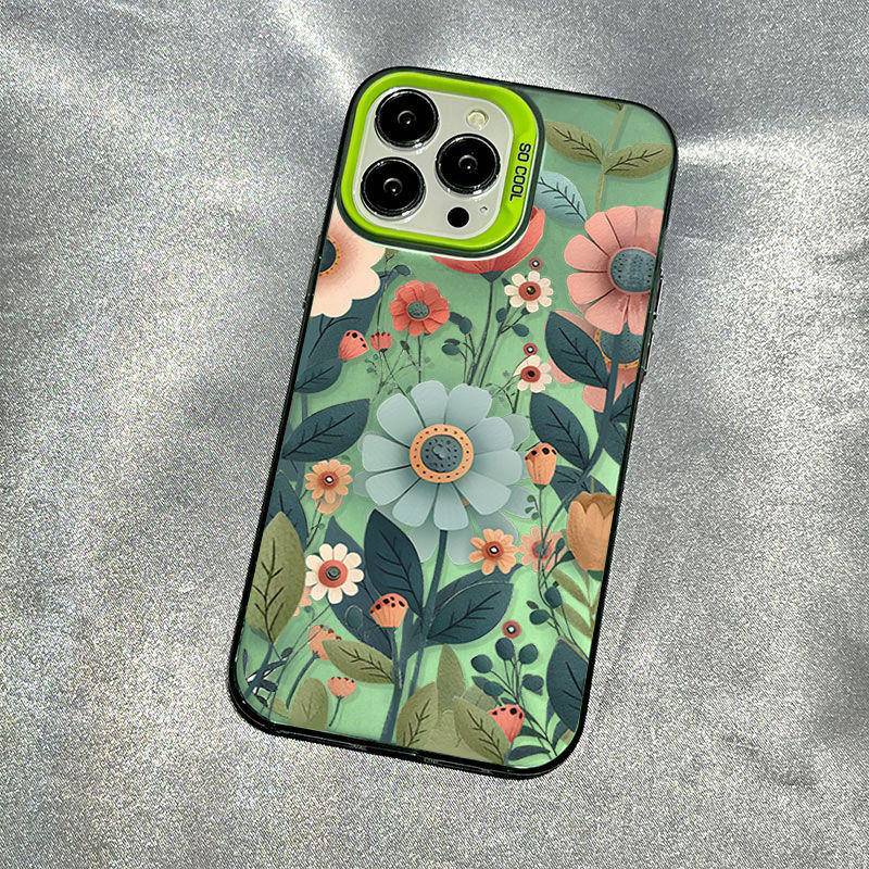 Ốp Điện Thoại Hình Hoa Cho iphone 15 14 11 pro max x xr xs max 7 8 plus se 2020 12 pro max 12 mini 13 pro max
