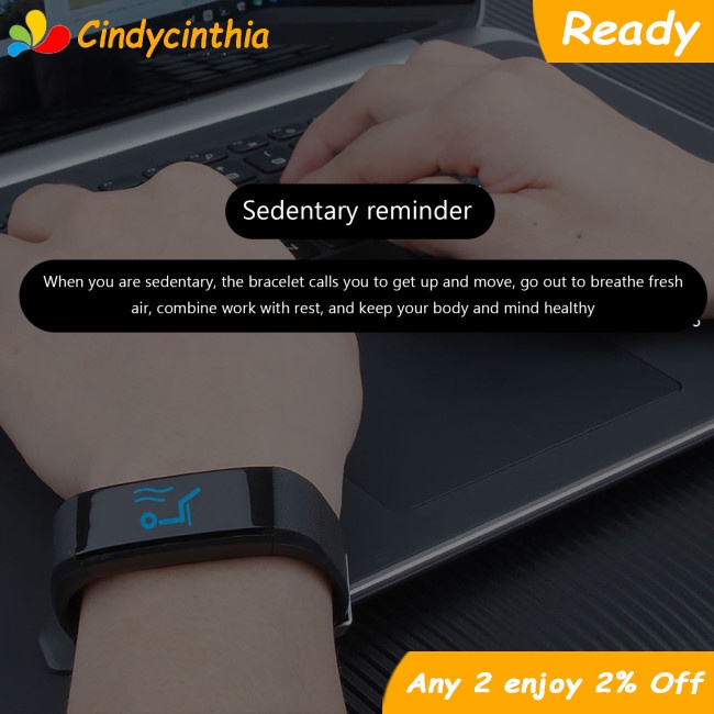 Cici Đồng Hồ Thông Minh 115plus Chống Thấm Nước Màn Hình Cảm Ứng 0.96 inch