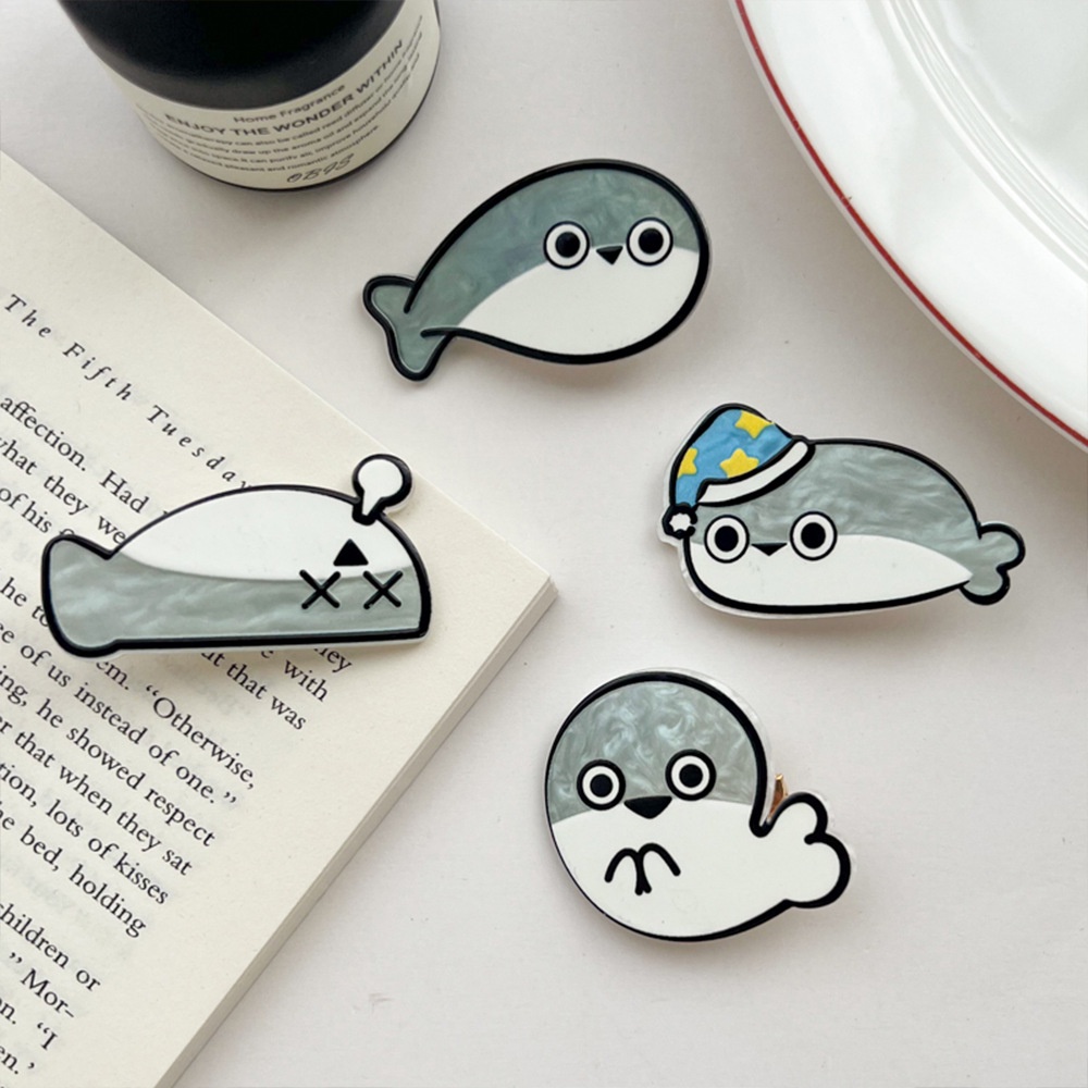 Yb3 Kẹp Tóc Cá Heo / Rùa Sakabambaspis janvieri Dễ Thương Sáng Tạo Cho Nữ by3