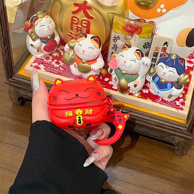 Vỏ Bảo Vệ Hộp Sạc Tai Nghe bluetooth Không Dây samsung galaxy buds-2-Li Ô Liu-pro Bằng Silicon Mềm Hình Mèo 3d