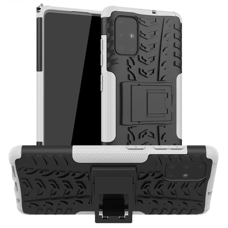 Ôp Điện Thoại Silicon Dẻo Có Giá Đỡ Hai Lớp Cho samsung galaxy a71 a51 samsung a71 sm-a715f