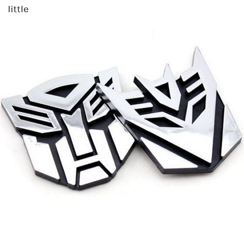 Miếng Dán logo 3d In Chữ autobot transformers Độc Đáo Trang Trí Xe Hơi