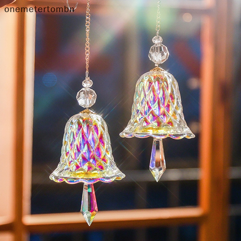 Bn Chuông Gió Pha Lê Treo Trang Trí Cửa Sổ Xe Hơi / Sân Vườn Hình Dreamcatcher Âm Nhạc