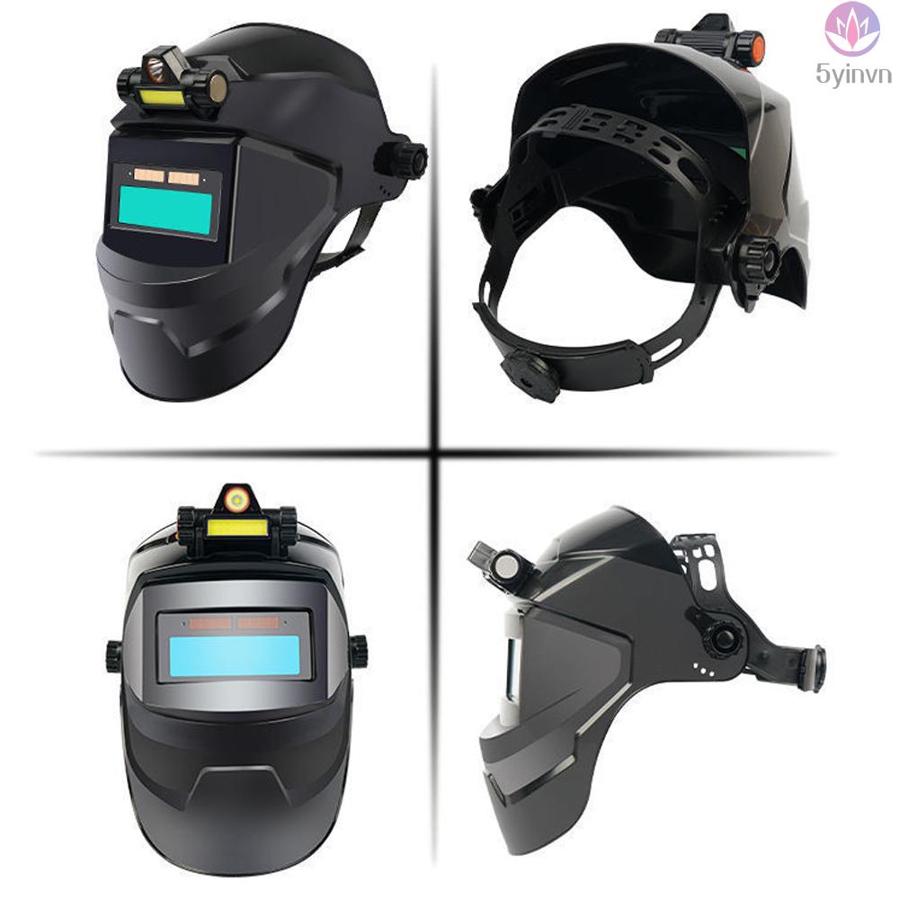 Automatic Dimming Welding Facemask Electric Welding Cap for Large View and High Temperature Resistant Arc Welding