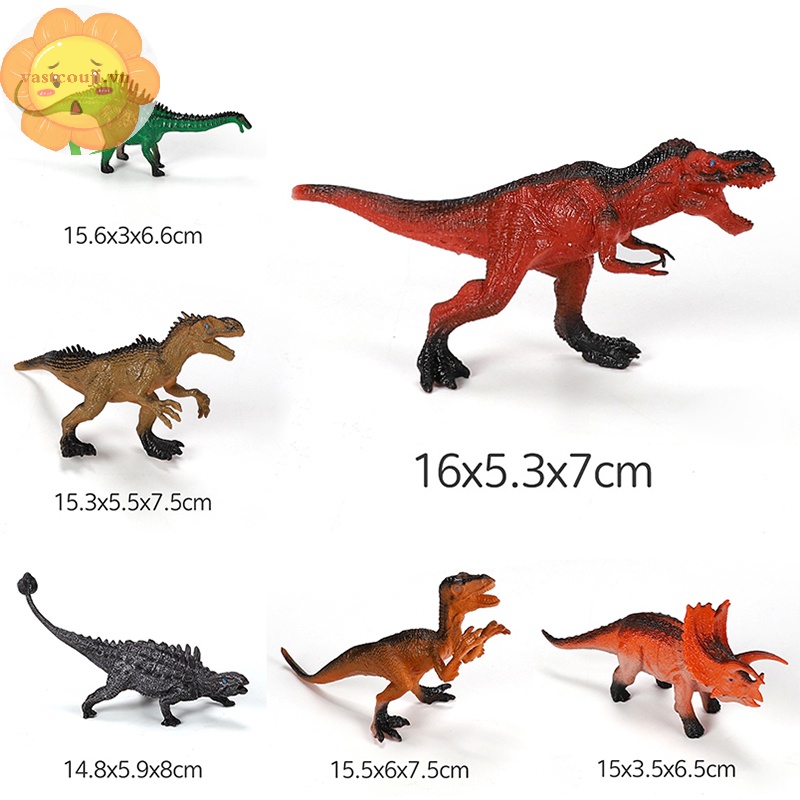Vastji jurassic tyrannosaurus rex triceratops 22 Kiểu Đồ Chơi Quà Tặng Cho Bé Trai vn