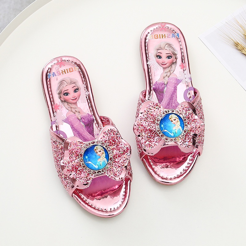 Suge Giày Búp Bê Mềm Đính Đá Thời Trang Mùa Hè 2023 Cho Bé Gái
