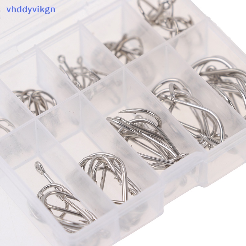Hộp 100 Lưỡi Câu Cá Bằng Thép carbon