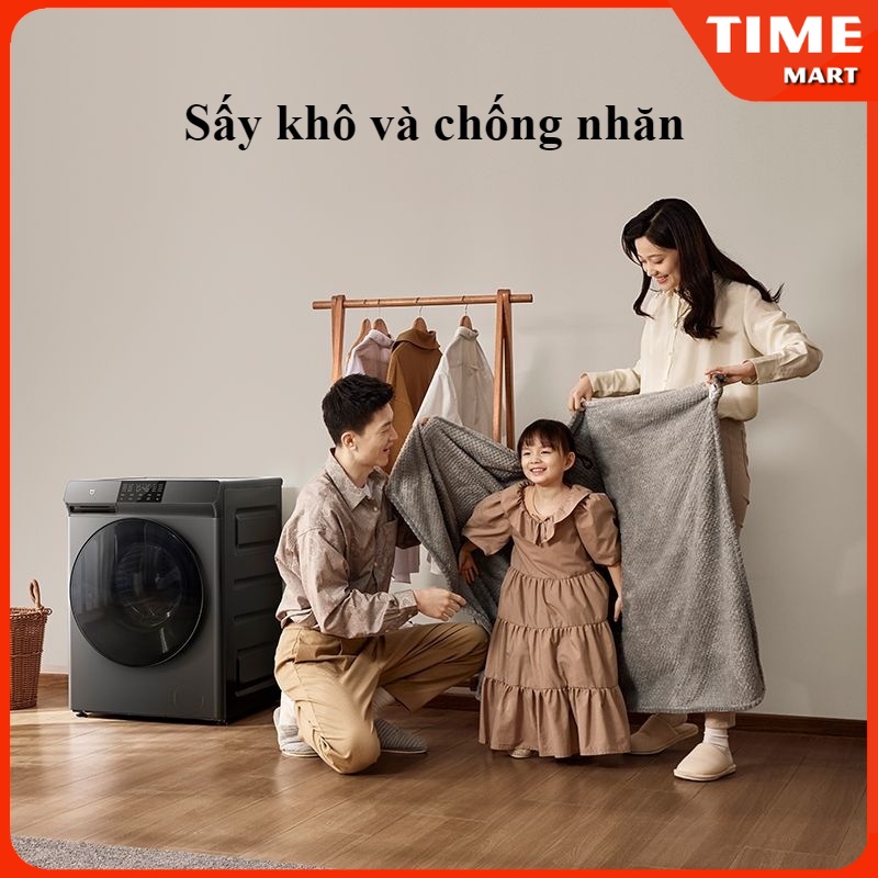 [ CHÍNH HÃNG ] Máy giặt và sấy khô 2 in1 Xiaomi Mijia MJ202 10KG và 12kg. Sấy khô khử trùng 99.99% ngay sau khi giặt