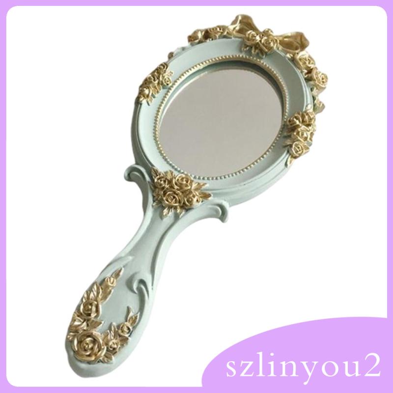 Tông Đơ Hớt Tóc Cầm Tay Kèm Gương oval Màu Hồng Dập Nổi Chuyên Nghiệp