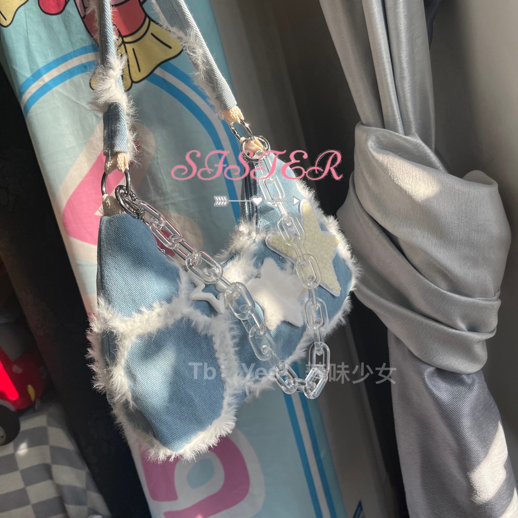 SISTER túi xách nữ túi đeo chéo 2023NEW Thời trang giản dị ULZZANG THỂ THAO Thiết kế độc đáo GDJ2391277 41Z231012