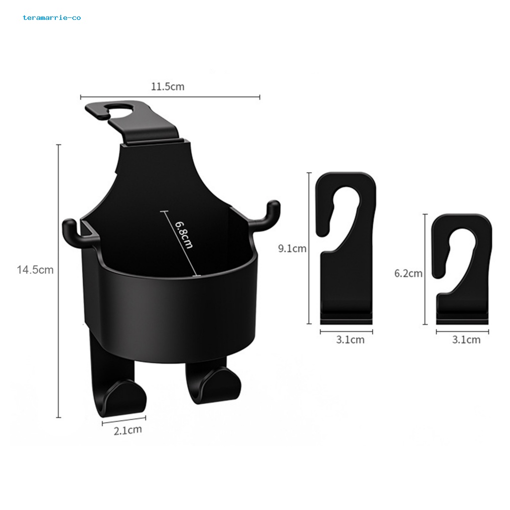 Teramarrie.co Giá Đỡ Cốc Nước Trên Xe Hơi Có Móc Treo Tiện Dụng