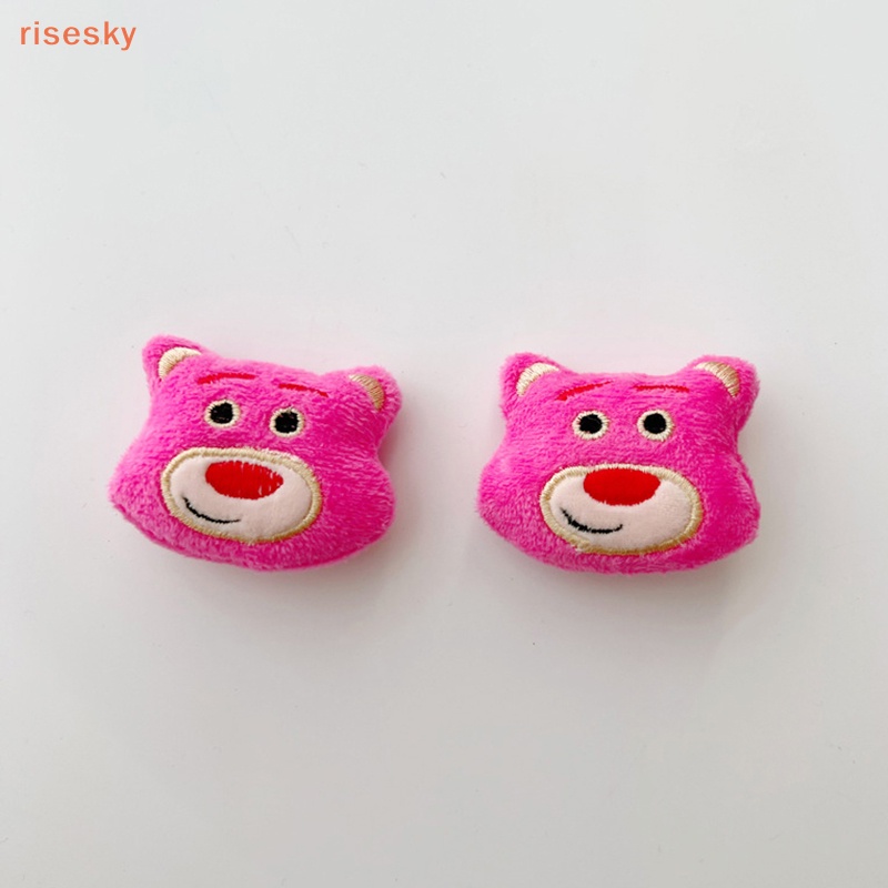 Ghim Cài Áo Khoác Ba Lô Hình Gấu / Quái Vật Phủ Lông Mềm Mại Màu Xanh Dương Đáng Yêu