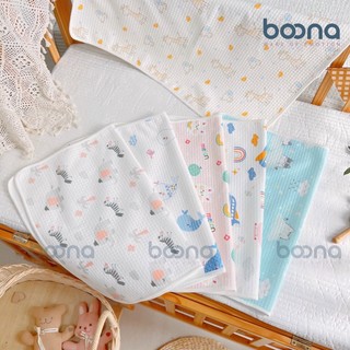 Tấm Lót Chống Thấm  BOONA  Bề Mặt Organic Siêu Mềm Mịn Và Thoáng Khí Lót Chống Thấm