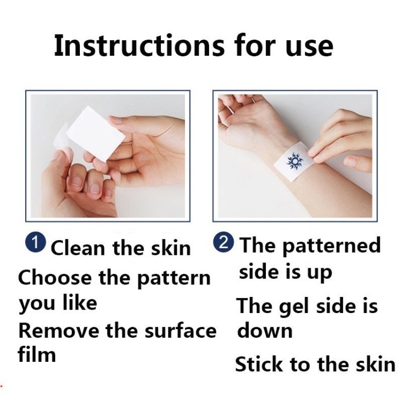 Hình Xăm Dán Tạm Thời Chống Nước Lâu Trôi 2 Tuần Kích Thước 18Cmx11Cm