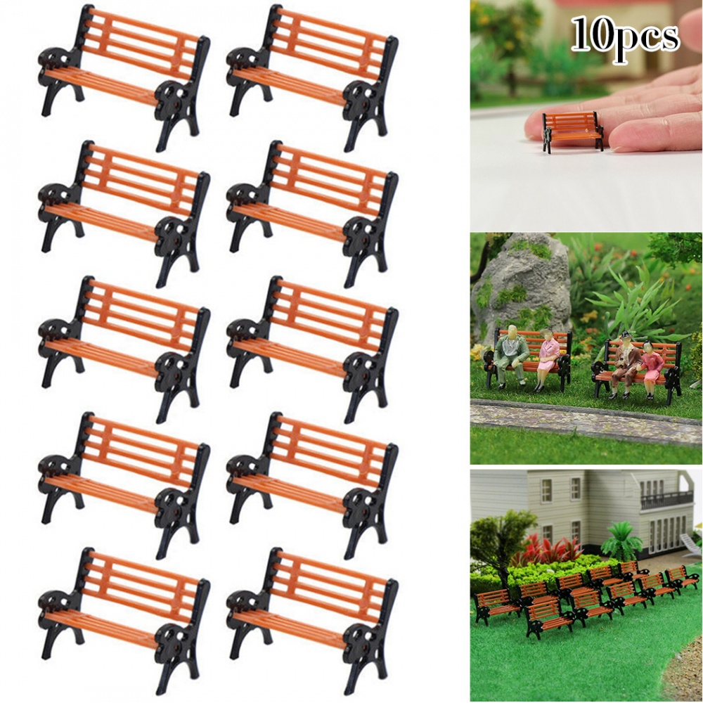 Set 10 Mô Hình Ghế Công Viên 1: 87 Chất Lượng Cao