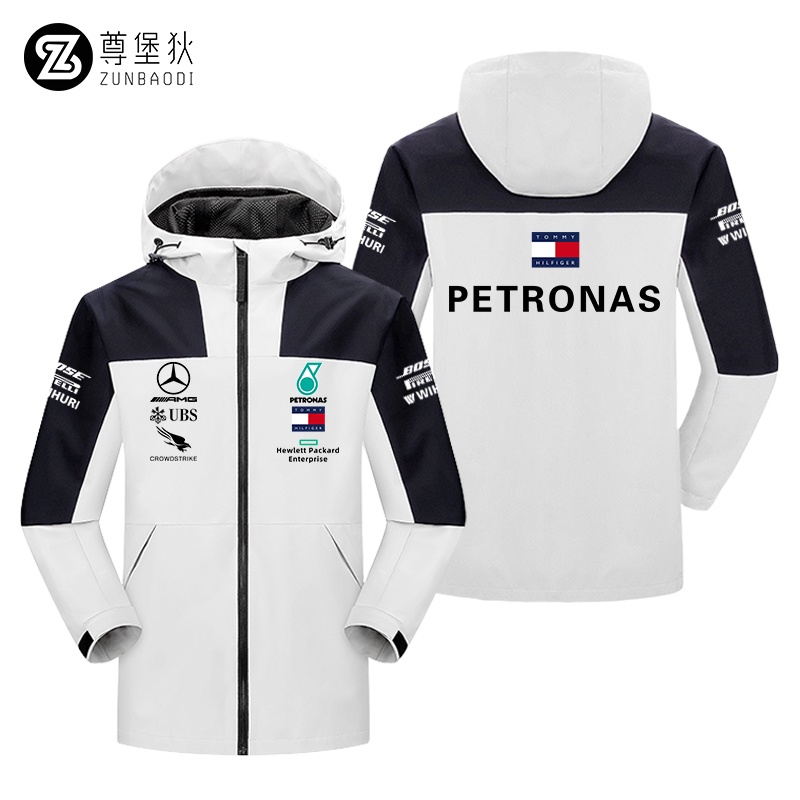 Mercedes GP Mercedes-Benz amg Fleet f1 Racing Suit Hamilton Cùng Phong Cách Áo Khoác Áo Chống Gió Ch