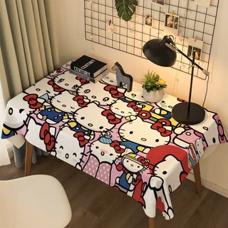 Khăn Trải Bàn Chống Bụi Hình hello kitty Dễ Thương