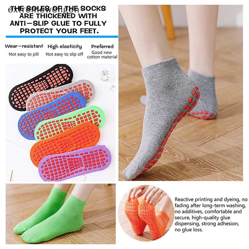 Vớ cotton Chống Trượt Tập yoga Dành Cho Người Lớn