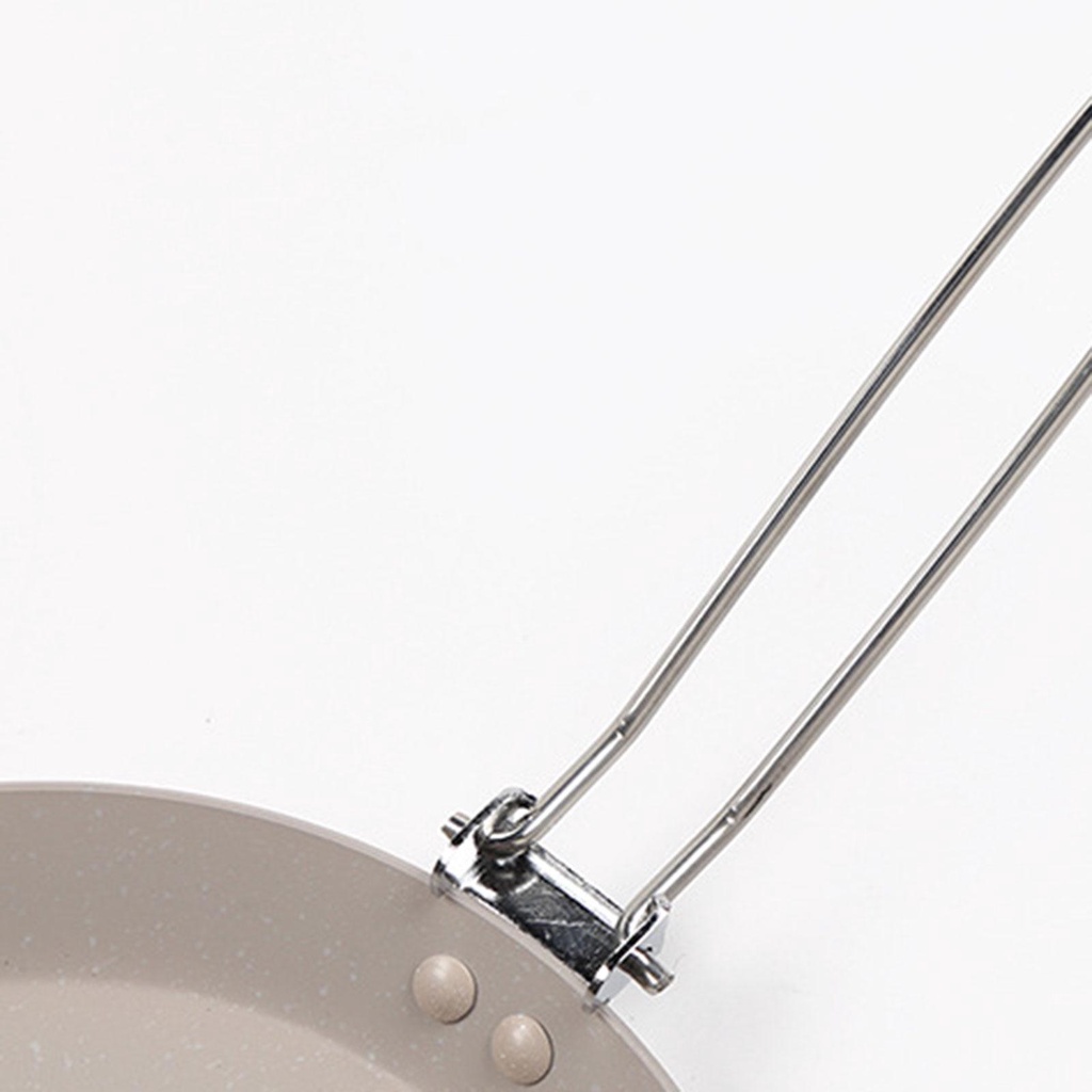 Chảo Chiên Trứng Hình Tròn 8.3 "Không Dính Trọng Lượng Nhẹ Dùng Trong Nhà / Ngoài Trời