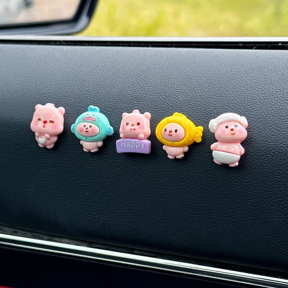 Loopy Miếng Dán Nhỏ Dễ Thương Sáng Tạo Trang Trí Bảng Điều Khiển Trung Tâm Xe Hơi