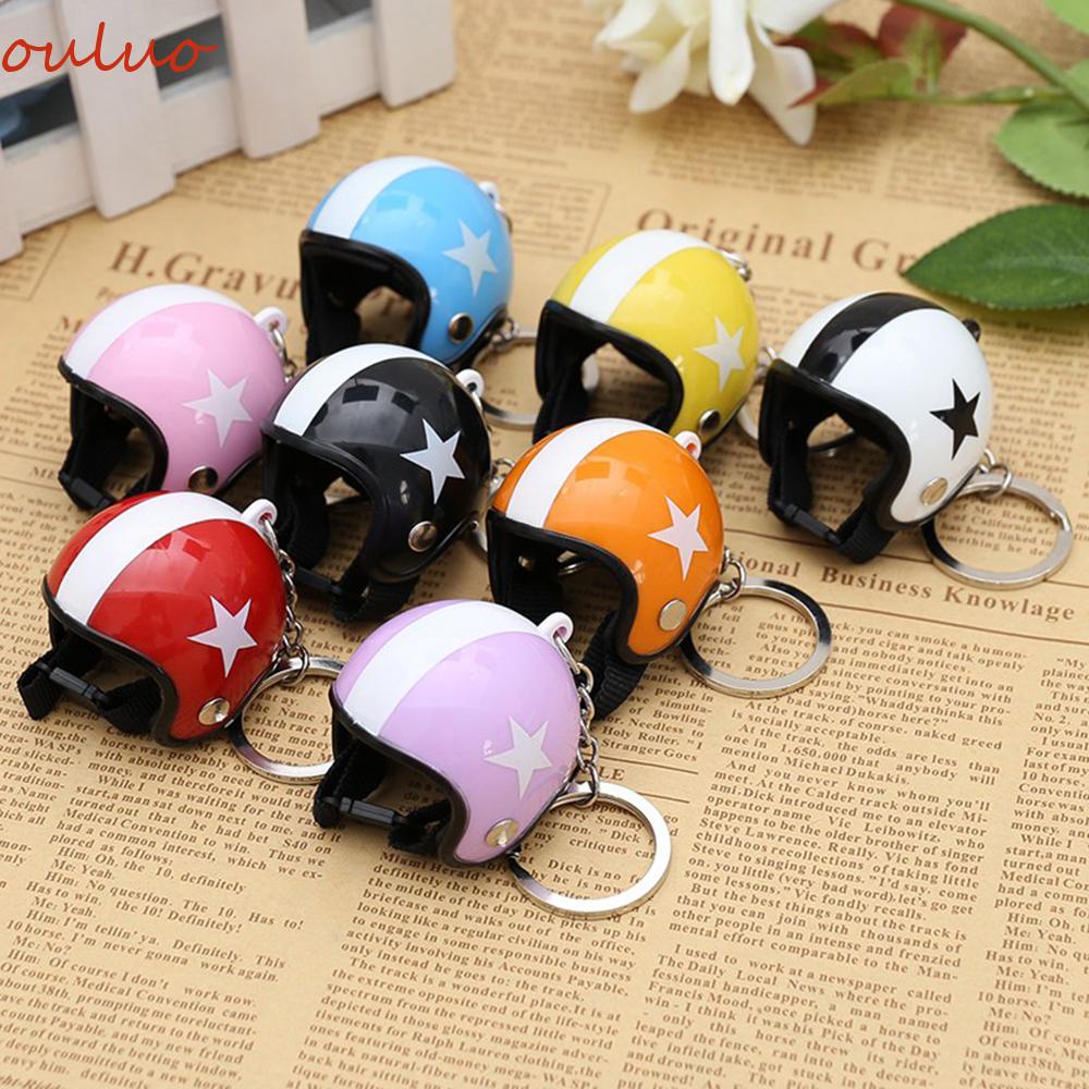 Móc Khóa Hình Nón Bảo Hiểm Nhiều Màu Thời Trang Giá Đỡ