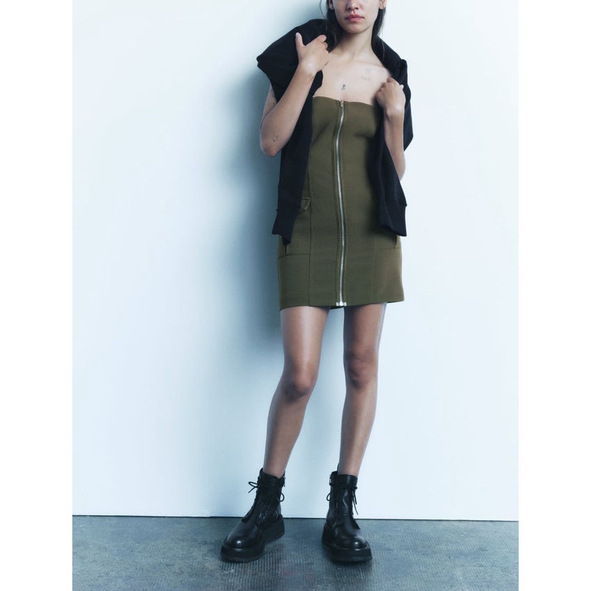 Zara Đầm Hai Dây Thiết Kế Quyến Rũ Thời Trang Mùa Thu Cho Nữ 8740717