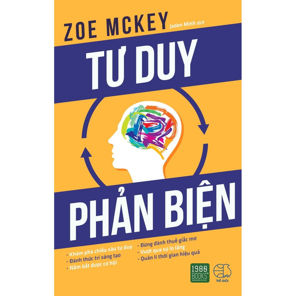 Sách - Tư Duy Phản Biện - Zoe McKey (1980 Books Store)