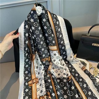 Khăn Choàng Cổ Chất Liệu Lụa Cao Cấp Thời Trang Dành Cho Nữ Mới