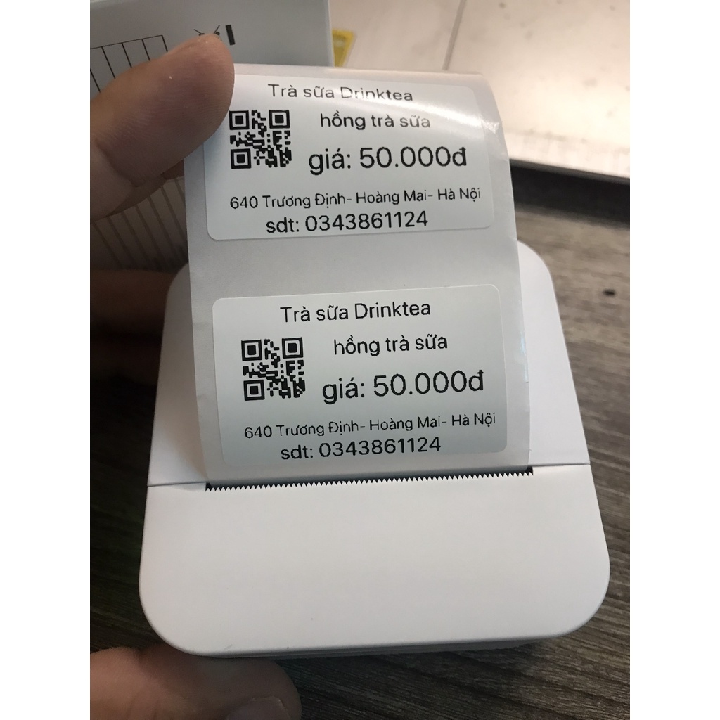 Tem nhãn cho máy in tem mini cầm tay PRO - Chính Hãng