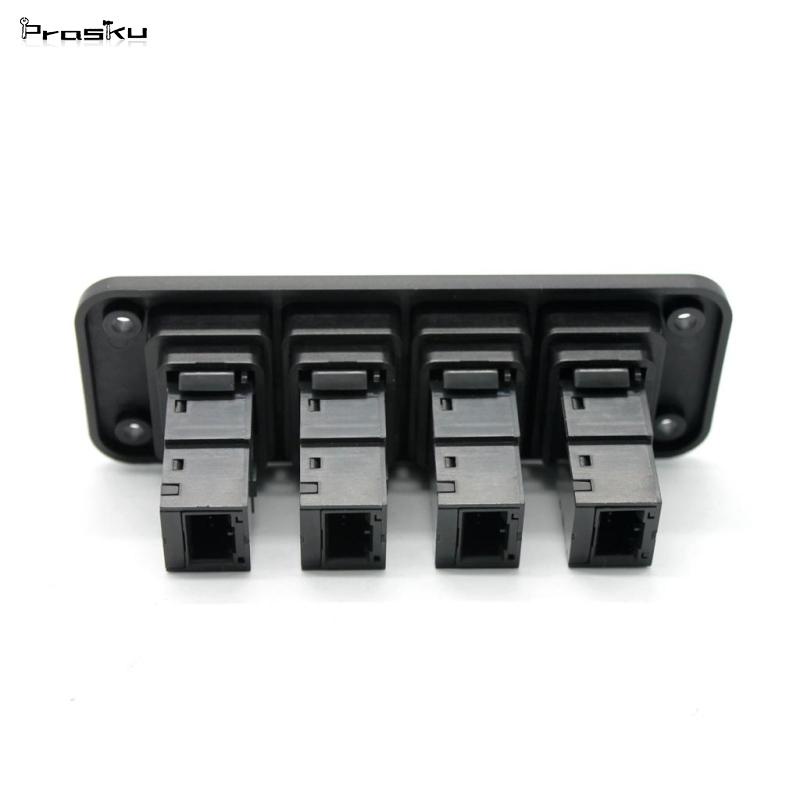 Bảng Công Tắc Đèn Pha Xe Hơi 4 Gang Màu Trắng Cho Toyota