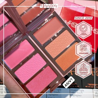 Bảng má hồng one / size 3 ô cheek clapper 3d blush trio