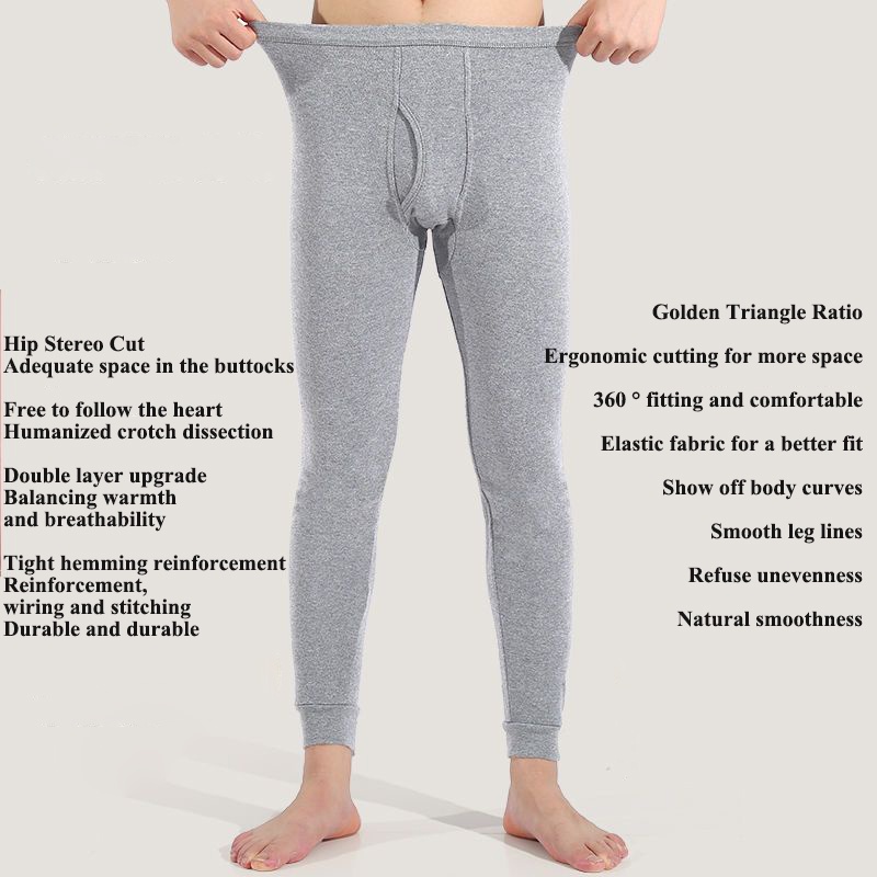 YOUTANG Quần Legging cotton Nguyên Chất Eo Cao Dáng Rộng Mỏng Mùa Xuân Thu Cho Nam